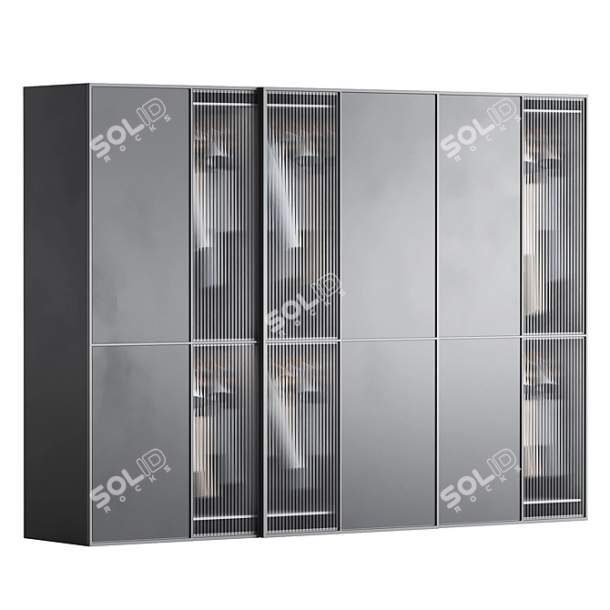 Modern Sliding Door Novamobili Dream 3D model image 1