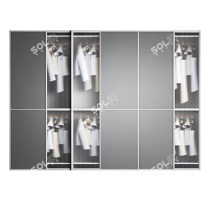 Modern Sliding Door Novamobili Dream 3D model image 2