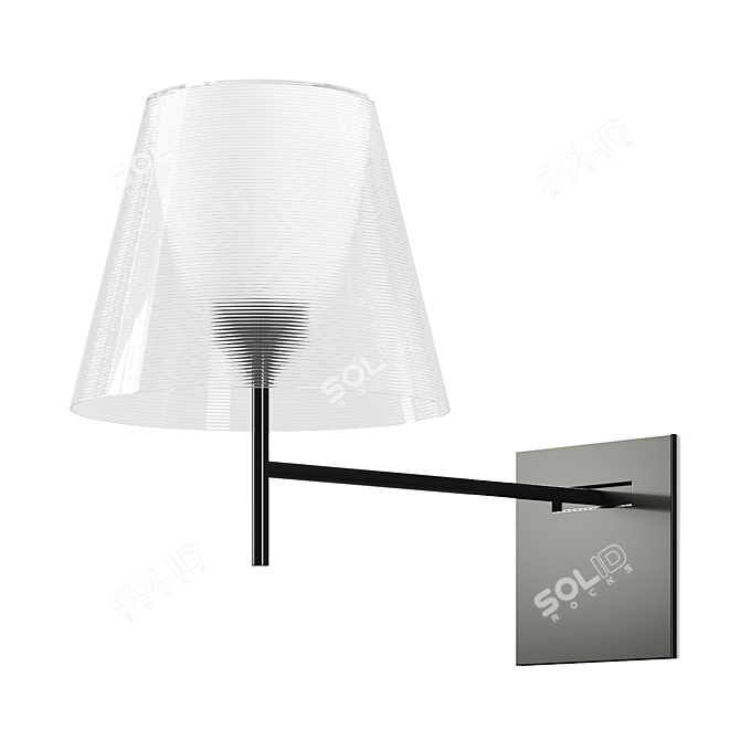 Modern Designer Wall Lamp Fixtures 3D model image 3