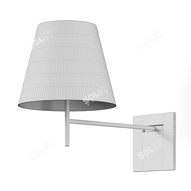 Modern Designer Wall Lamp Fixtures 3D model image 6