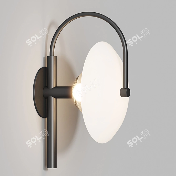 Modern Aperture Wall Lamp - Vray & Corona Included 3D model image 3