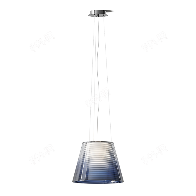 Modern Designer Pendant Lamp - 3D Files 3D model image 5