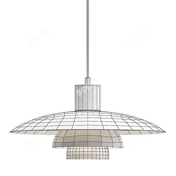  Modern Model Poulse Pendant Light 3D model image 2