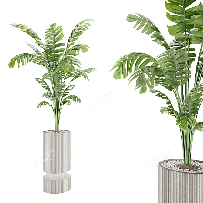 Modern Indoor Plant 3D Model 3D model image 3