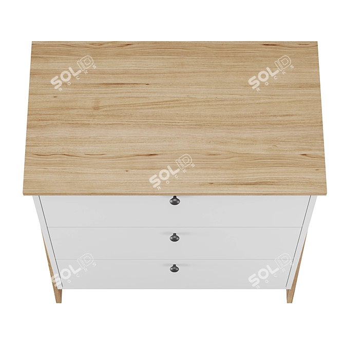 Teodora Woodville Furniture Set 3D model image 6