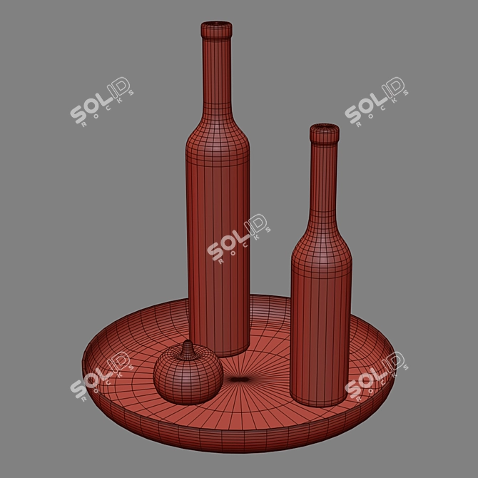  Boho Chic Home Decor Set 3D model image 3