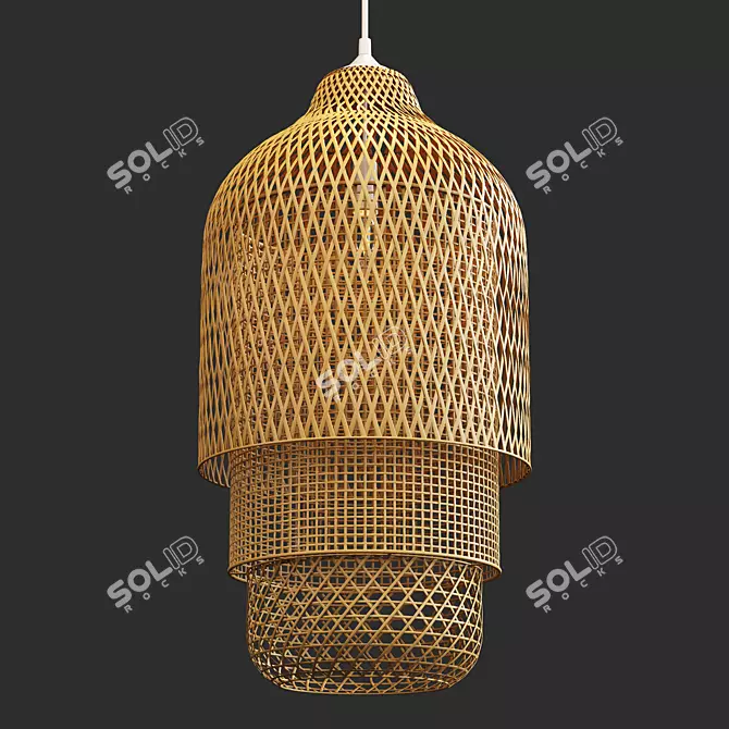 Modern Pendant Light Fixture Zenori 3D model image 2