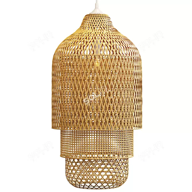 Modern Pendant Light Fixture Zenori 3D model image 3