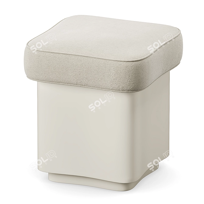  Nobilis Footstools Luck Pouf 3D model image 2