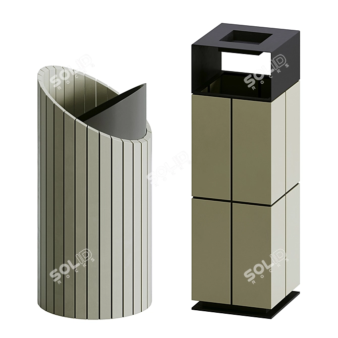 Outdoor Urns by AIRA 3D model image 1