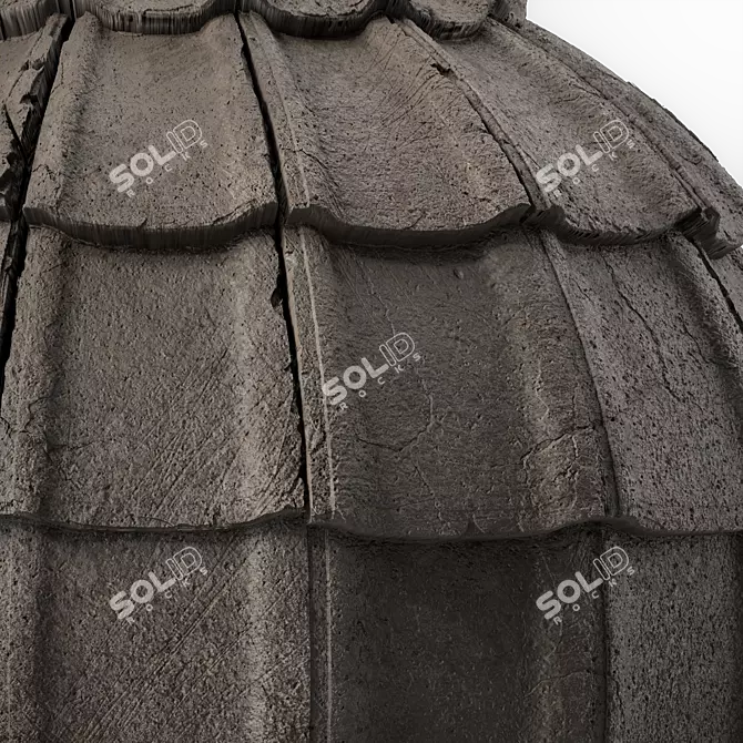 Concrete Roofing Material Sbsar 4k 3D model image 6