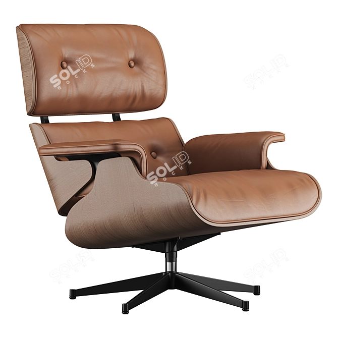 Modern Eames Lounge Chair 2015 3D model image 7