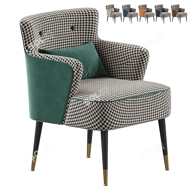 FOSUHOUSE Armchair 3D Model 3D model image 1