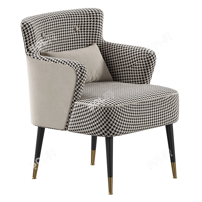 FOSUHOUSE Armchair 3D Model 3D model image 2