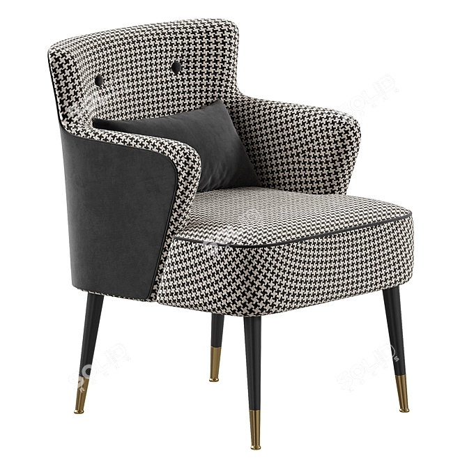 FOSUHOUSE Armchair 3D Model 3D model image 4