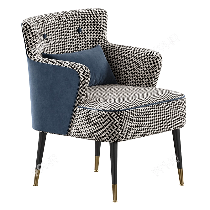 FOSUHOUSE Armchair 3D Model 3D model image 6