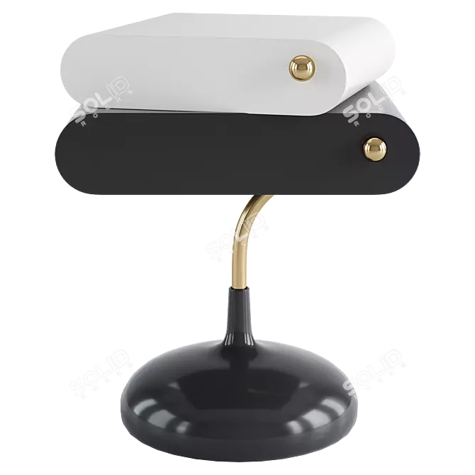 Spinning Katrina Nightstand 3D model image 1