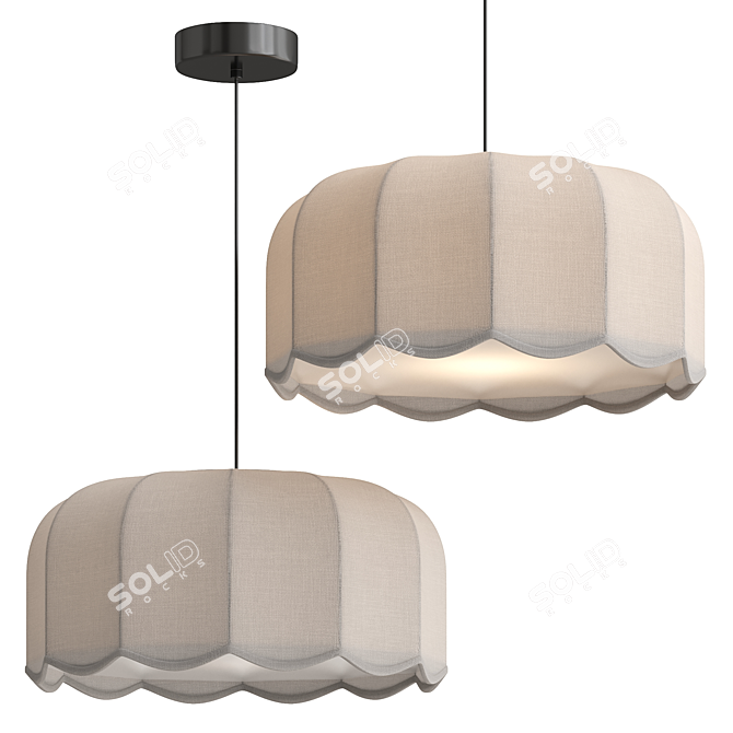 Tropical Charm Pendant Lighting 3D model image 2