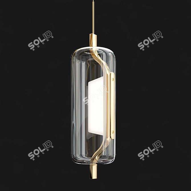  Sleek Modern Hilo Pendant Light 3D model image 2