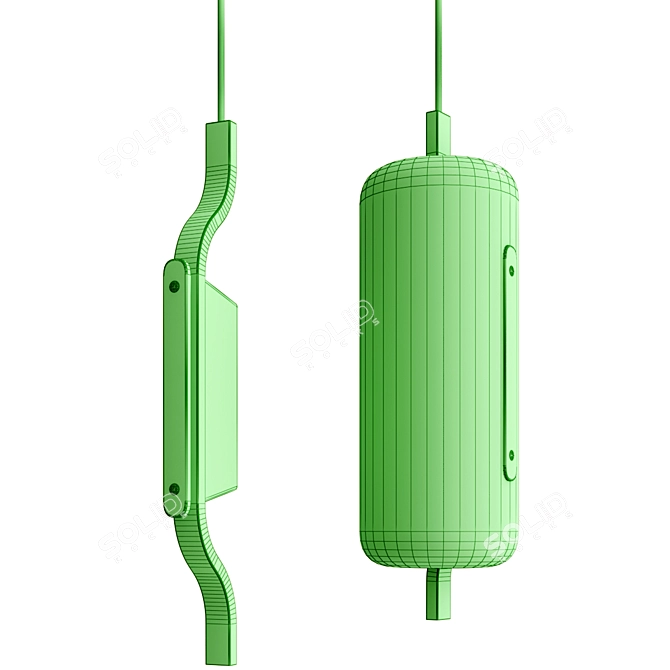  Sleek Modern Hilo Pendant Light 3D model image 4