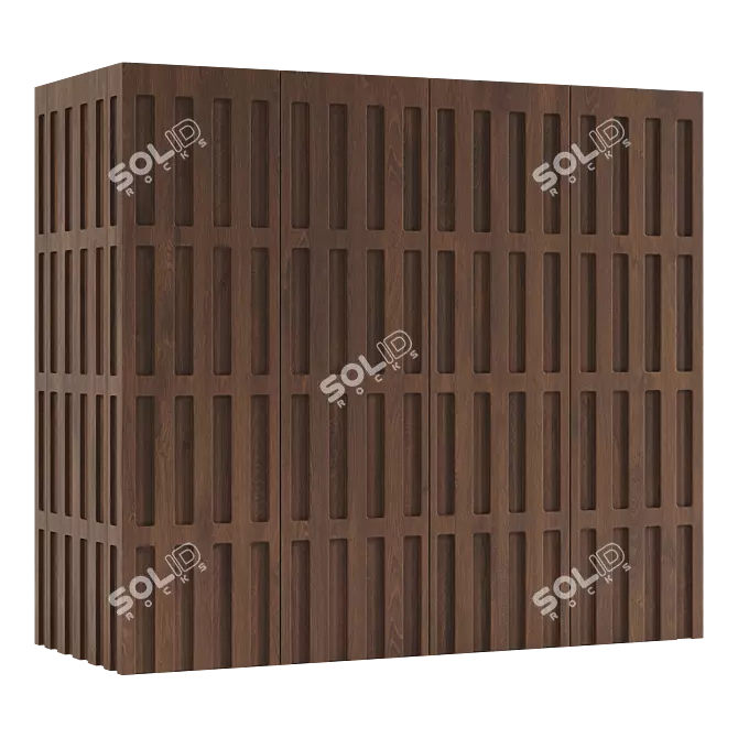 Elegant Re De Sàss Cabinet 3D model image 1