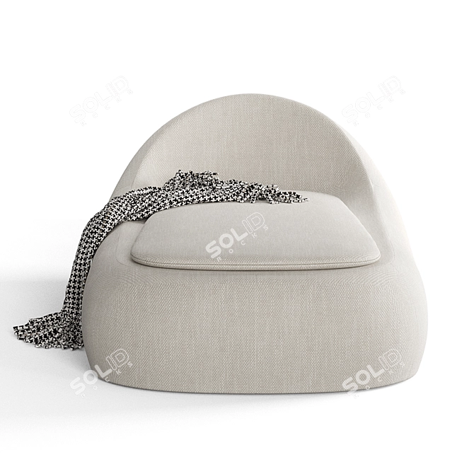 Niso Nemo Lounge Chaise, Modern 3D model image 2