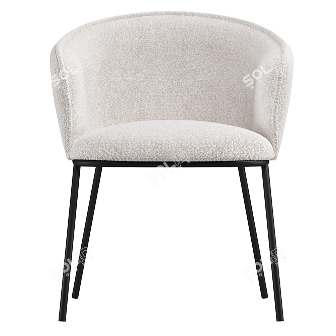 Don Upholstered Chair by Stool Group 3D model image 9