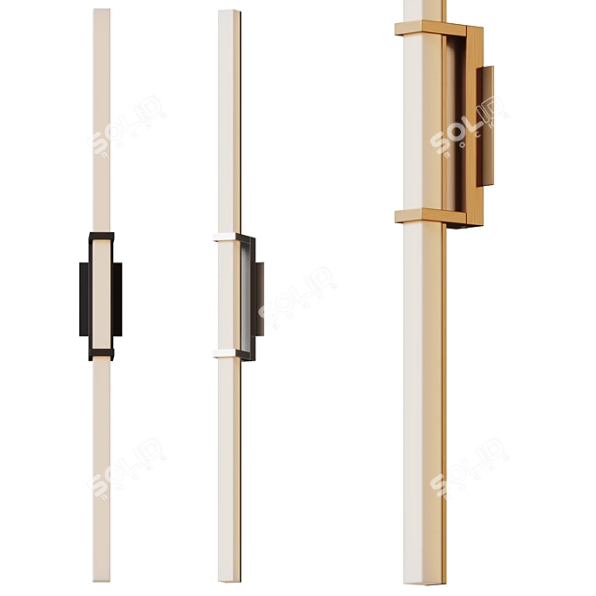  Wand LED Wall Sconce by Oxygen 3D model image 1