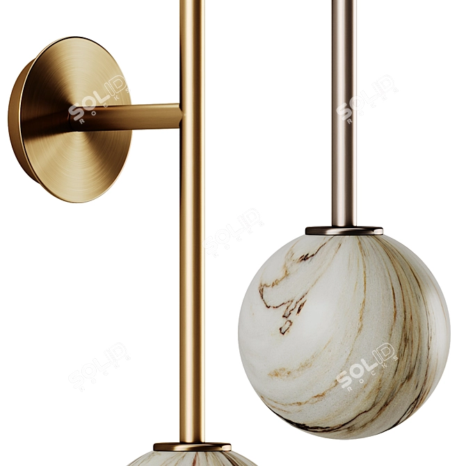 Regal Robins Wall Lamp 3D model image 3