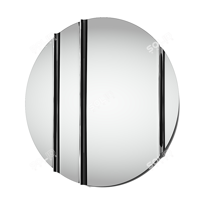 Riluc Wave Wall Mirror Set 3D model image 1