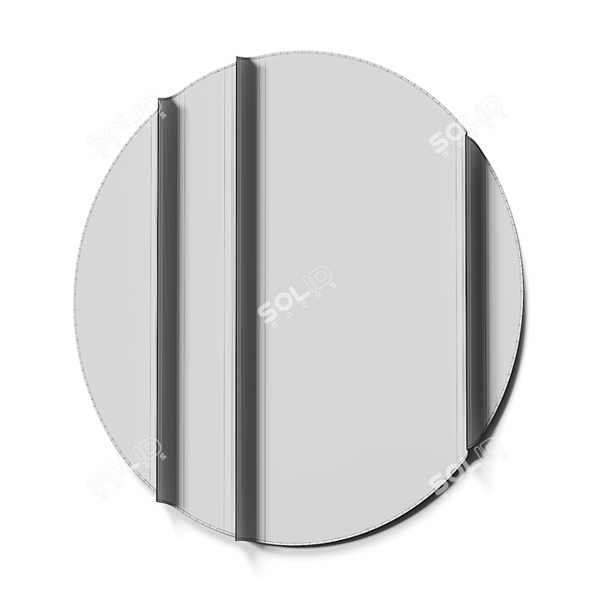 Riluc Wave Wall Mirror Set 3D model image 5