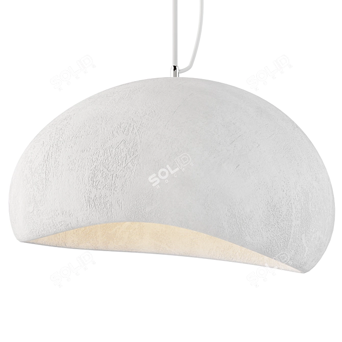 Unique Rough Chandelier B 3D model image 4