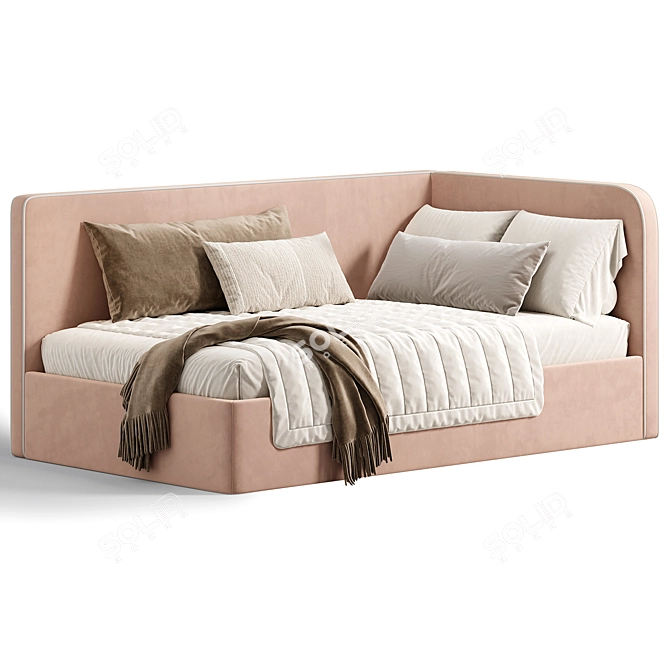 Roxy Sofa-Bed: Stylish Compact Multifunctional 3D model image 2