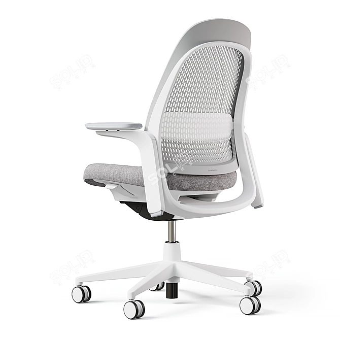 Ergonomic Haworth Breck Chair 3D model image 3