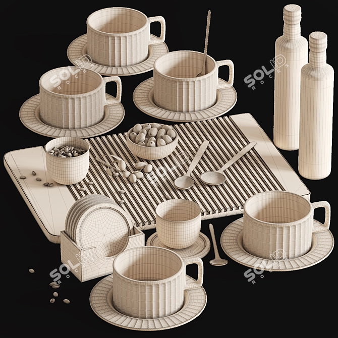 3DsMax Kitchen Accessory Models 3D model image 4