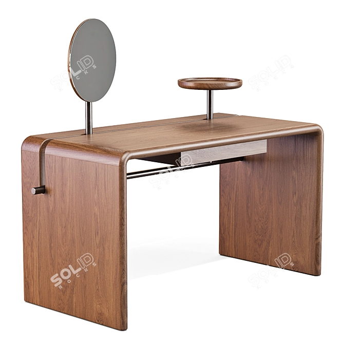 Butter Toiletta Writing Desk 3D model image 1