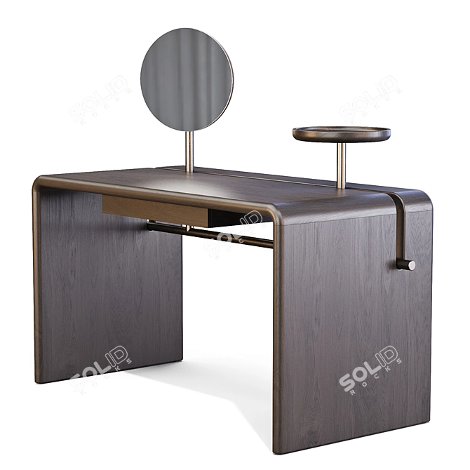 Butter Toiletta Writing Desk 3D model image 4