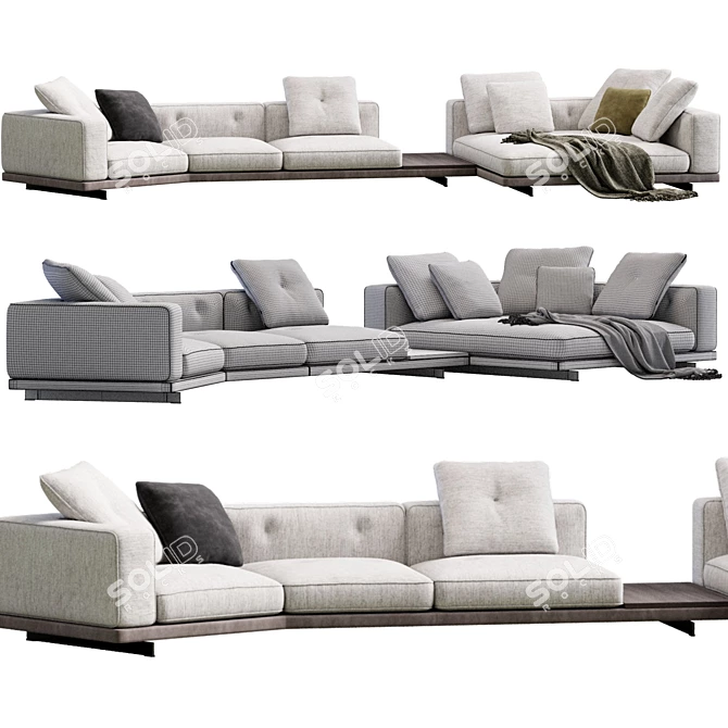 Modern Elegance: Dylan Sofa Design 3D model image 3