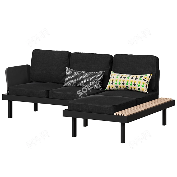 Outdoor Sofa by Ikea 3D model image 2