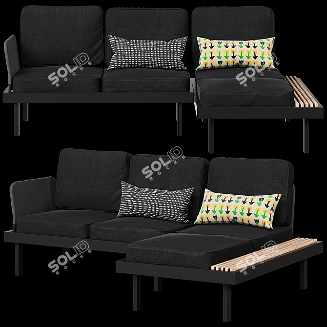 Outdoor Sofa by Ikea 3D model image 3