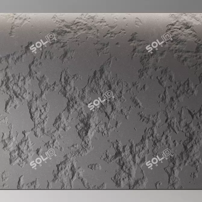 PBR Damaged Concrete Cylinder Texture 3D model image 3