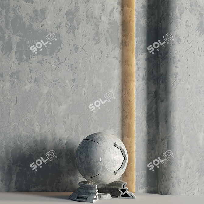  Textured Plaster PBR Materials, 4K 3D model image 2