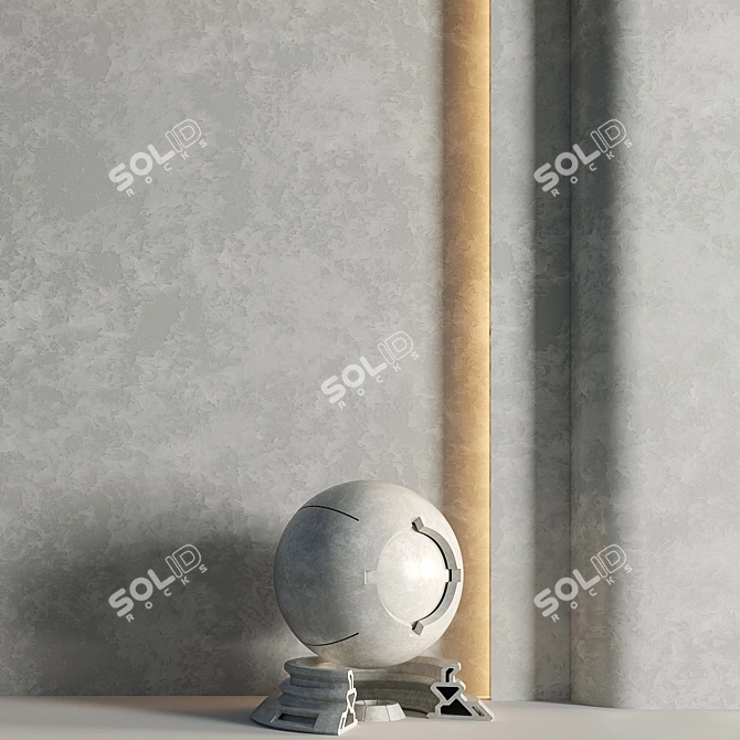  Textured Plaster PBR Materials, 4K 3D model image 3