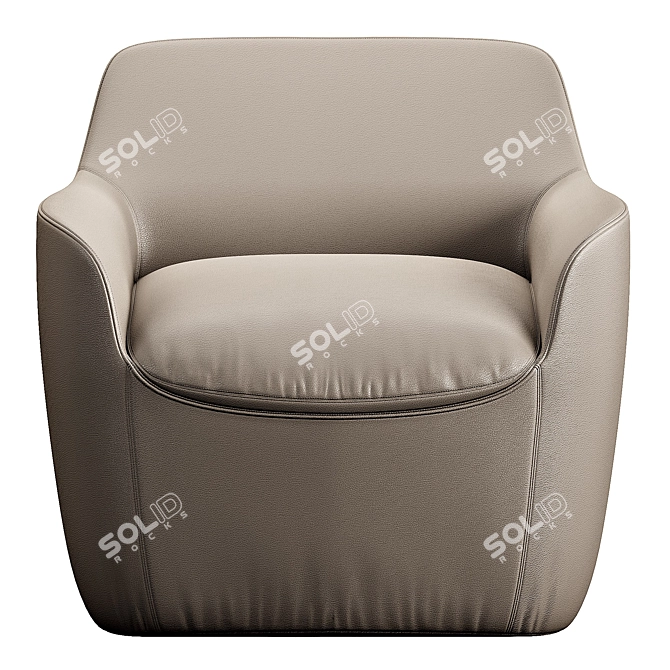 Stylish Bonaldo Kitai Chair 3D model image 2