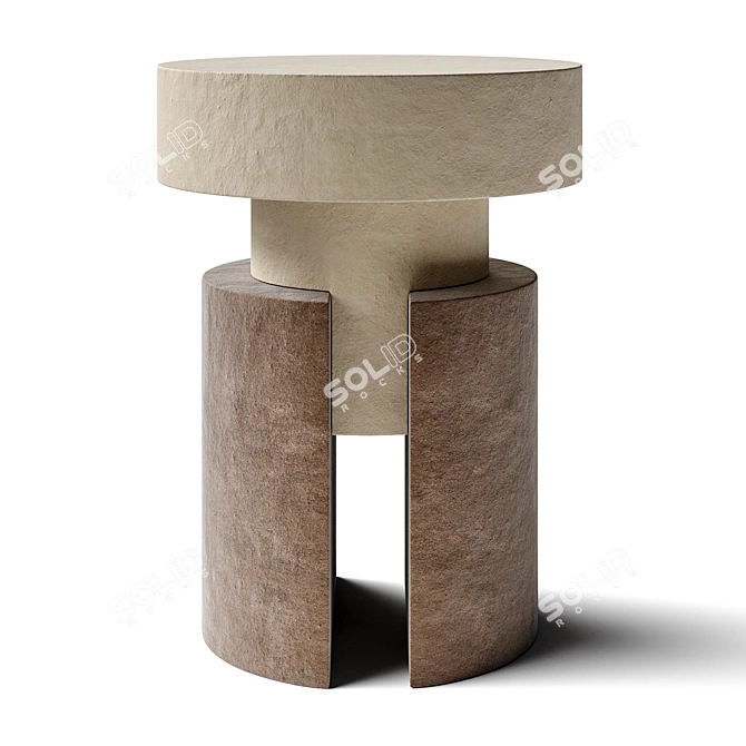 Modern Minimalist Tobias Table 3D model image 2