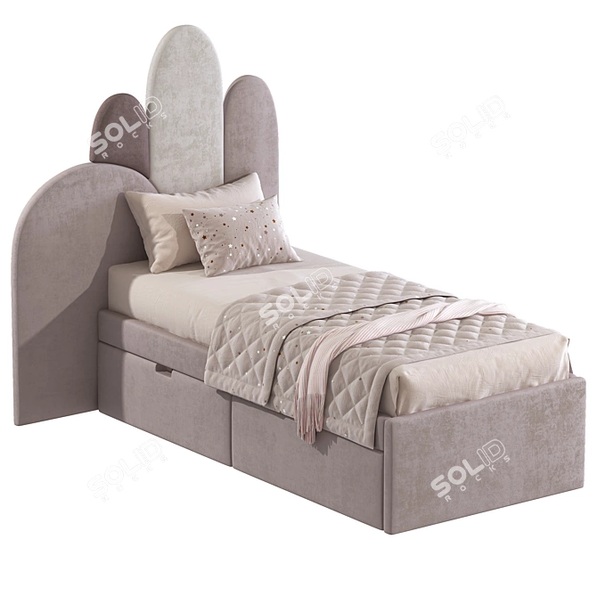 Elegant Merida Bed 2013 Model 3D model image 1