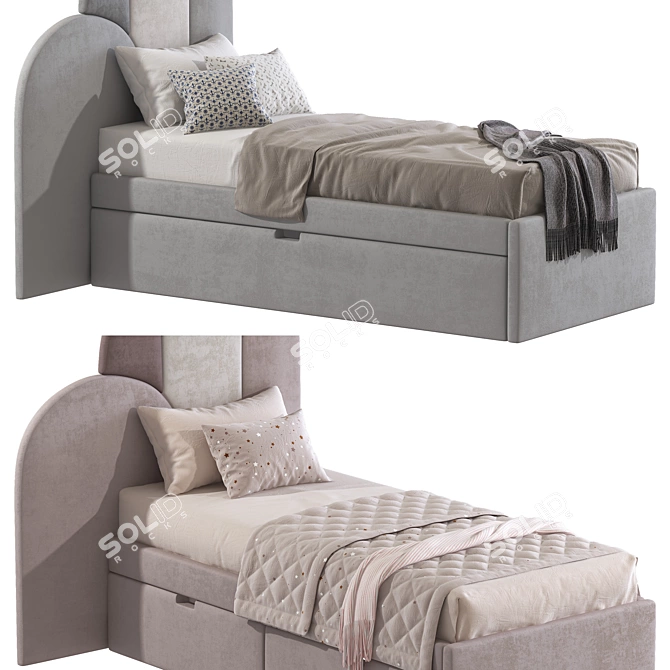 Elegant Merida Bed 2013 Model 3D model image 3