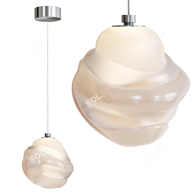 Analog Glass OMAM Pendant Light 3D model image 1