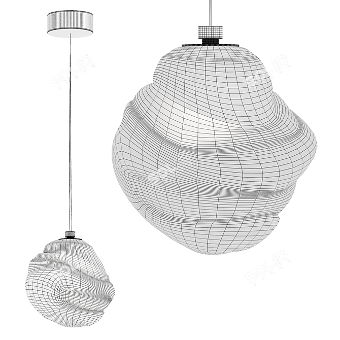 Analog Glass OMAM Pendant Light 3D model image 6