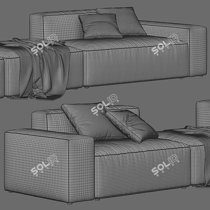 Modern Jesse Daniel 01 Sofa 3D model image 4